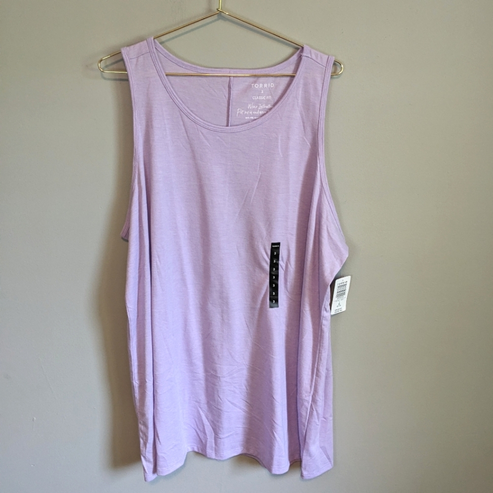 NWT Torrid Lavender Everyday Tank, size 3X